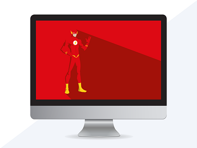 FANART - THE FLASH fan art fanart illustration vector art visual