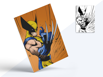 COLORISATION - WOLVERINE colorization colors comics marvel