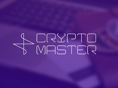 Crypto.Master Logo adobe illustrator bitcoin crypto cryptocurrency logo logo design logodesign logotype