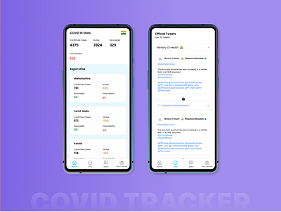 Covid Stats Tracker #1 app design mobile mobile design ux