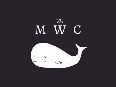 The Maritime Whale Callers black branding dead whale design fuck yeah icon logo the maritime whale callers the mwc whale white