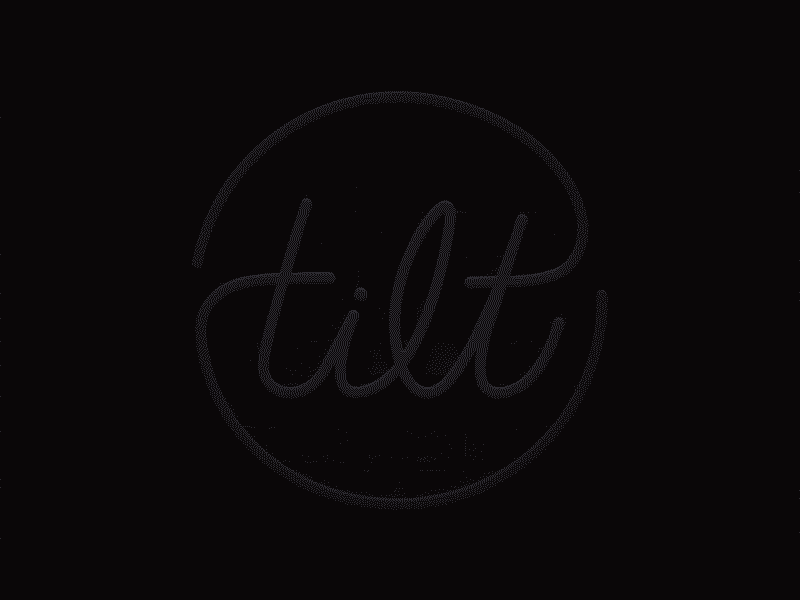 TILT - Always Open Animation animation design lettering logo typography