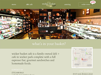 Website Design for Wicker Basket in Chicago design logo web website