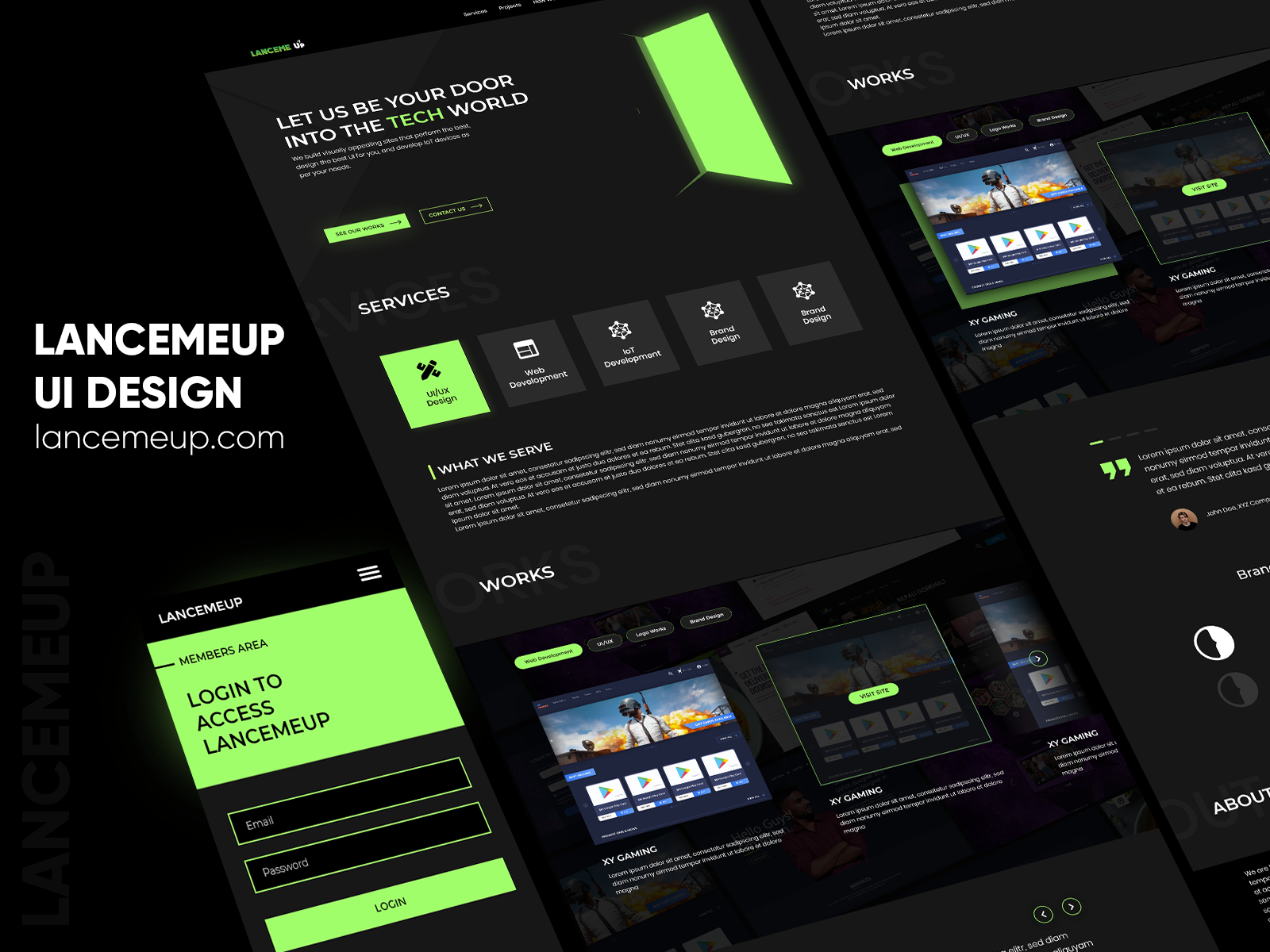 Lancemeup Website Design by Astik Dahal on Dribbble