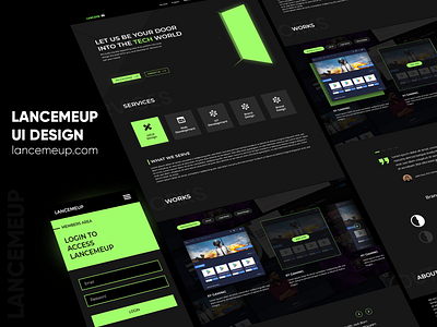 Lancemeup Website Design