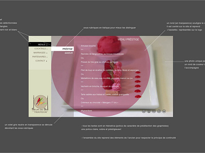 exemple de menu déroulant company branding designer logo web design webdesign