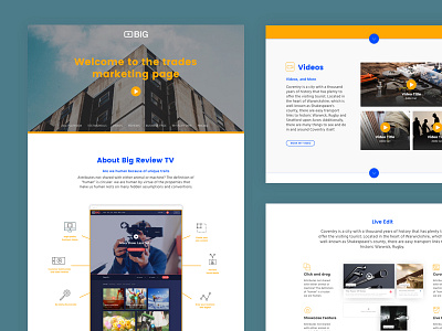 BRTV Full Landing Page Trade Theme