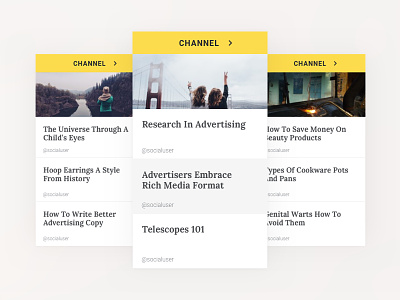 SME Theme | Channel Directory Panels