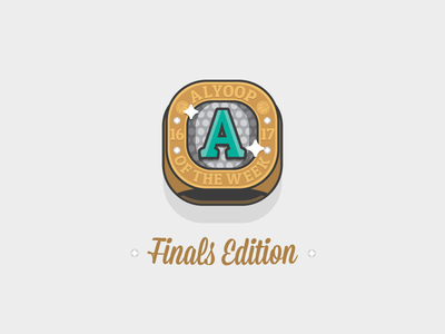 Alyoop of the Week | Finals Edition Logo basketball design illustration nba ring typography vector web