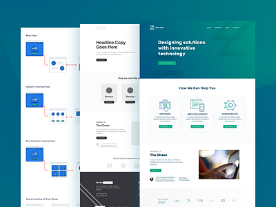 Zero One | From User Flow to Final Skin design landing landing page ui ux web website