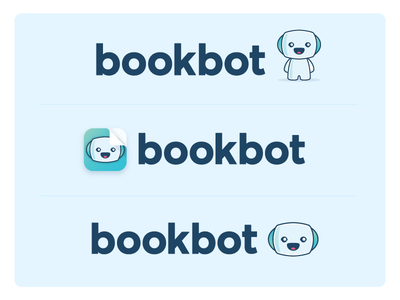 Bookbot | Logo Development app brand branding design icon illustration logo typography