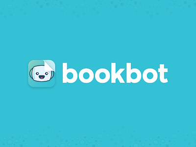 Bookbot Full Logo | App Icon app app icon books bot childrens fun ios kids logo robot
