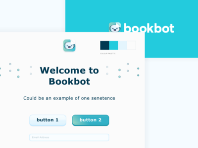 Bookbot | App User Interface Style Tile app bot cute interface kids robot style style tile ui user