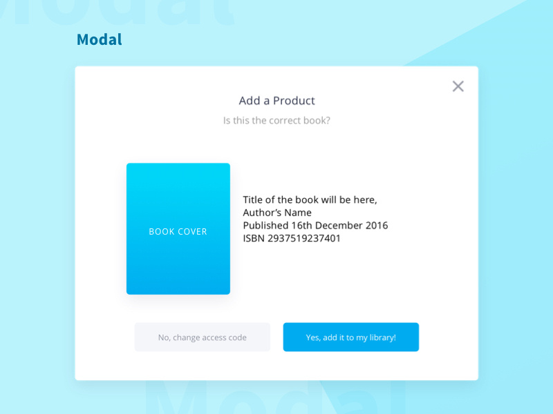 Browse thousands of Modal images for design inspiration | Dribbble