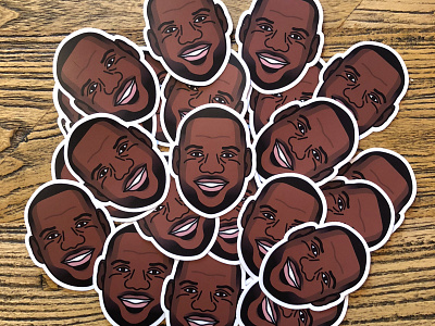 LeBron James Stickers