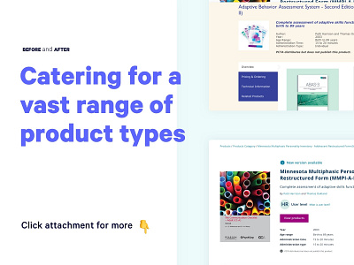 Before and After: Educational Product Page Website books cta education interaction interface product sales ui usable ux web website