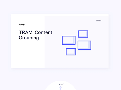 TRAM Website | Content Grouping content deck design information architecture presentation process ui ux web website