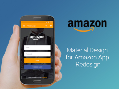 Amazon - Material Design amazon amazon.com app dribbble e commerce google landing material design mobile mobile design mobile ui ux