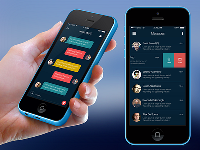 Chat iPhone App Design