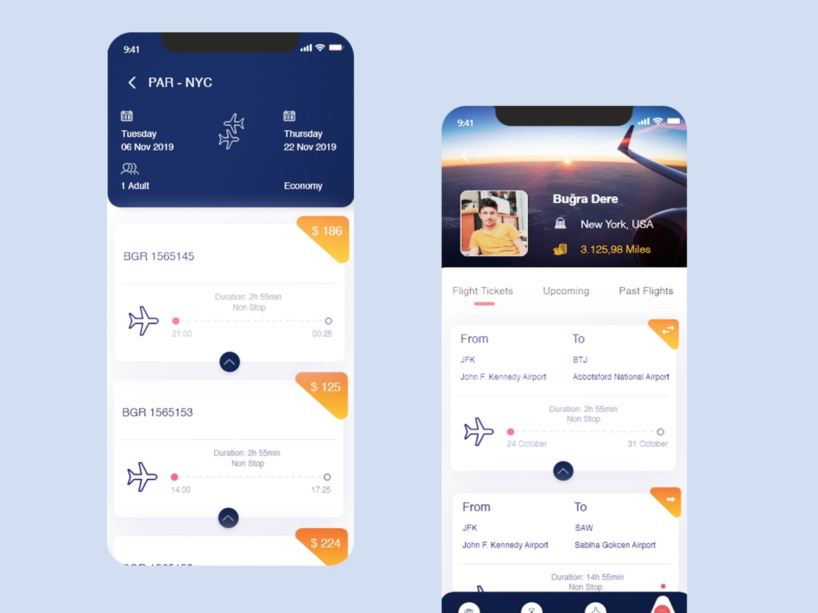 Flight Booking by Buğra Dere on Dribbble