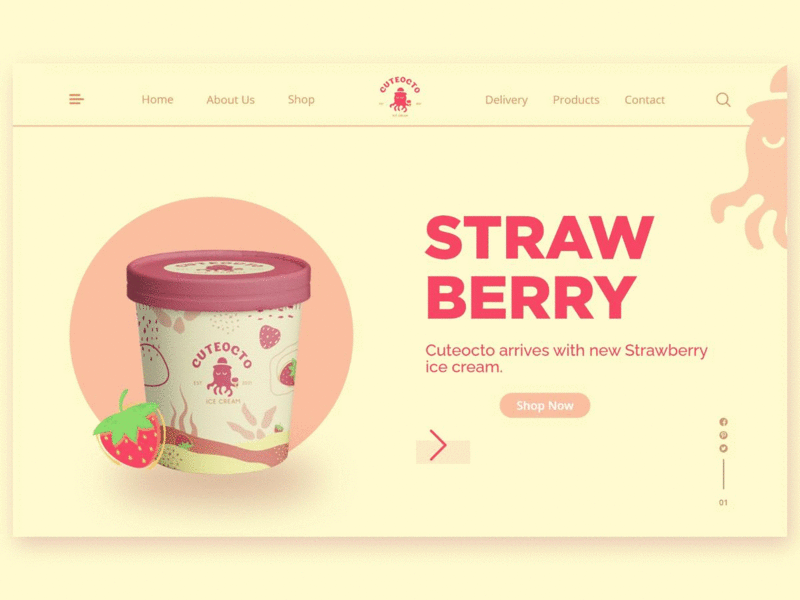 Ice cream website