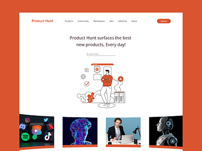 Product Hunt Redesign