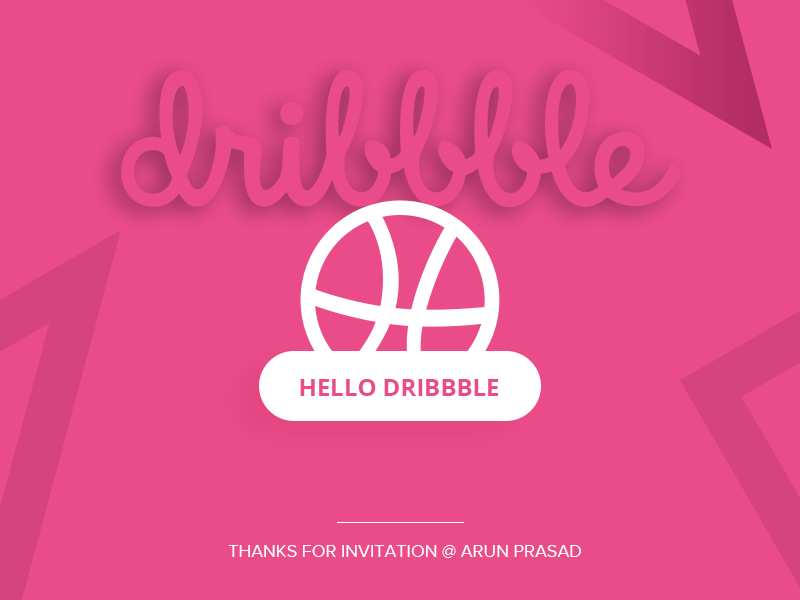 Hello Dribbble! debut shot first shot