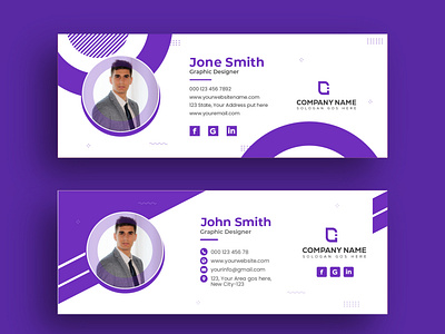 Email Signature Template Design abstract brand identity branding business corporate email signature editorial email email design email footer email footer design email signature email signature design flat