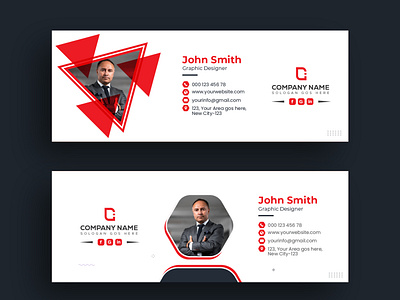 Email Signature Template Design abstract brand identity branding business commercial design editorial email email design email footer email marketing email receipt email signature email signature design email signatures email signup email template flat flyer leaflet