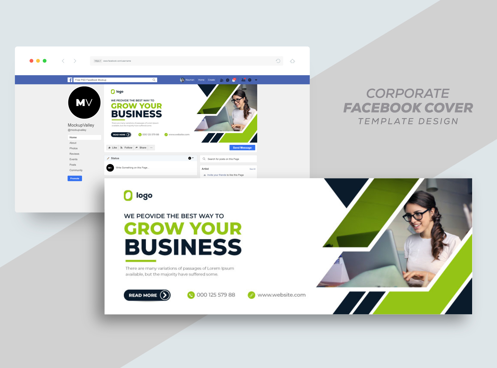 Corporate Facebook Cover or Banner Template Design by Asifur Rahman on