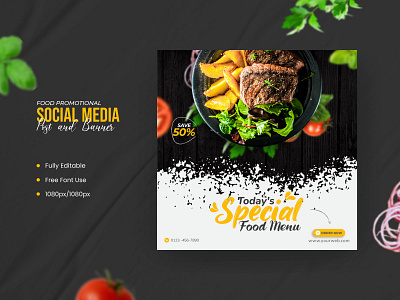 Food Promotional Social media post or banner design banner bannerdesign brand identity cover design facebookbanner facebookpost flat flyer foodpromotion foodpromotionalsocialmediabanner graphic design instagrambanner instagrampost post poster promotionalpostdesign restaurentposter socialmediabanner socialmediapost