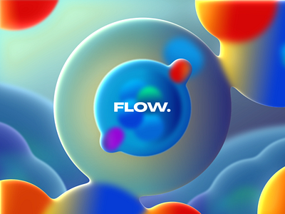 Visual Exploration | Flow. Animated abstract animation blob branding bright bubbles colorfull design flow fresh illustration logo modern motion graphics product style