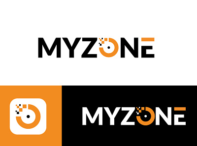 MYZONE branding and identity business card design creative logo design flat logo design flyer design logo design minimalist logo minimalist logo design report design typography logo design