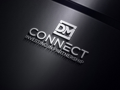 DMConnect v1 1 branding and identity business card design creative logo design flat logo design flyer design logo design minimalist logo minimalist logo design report design typography logo design
