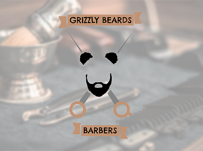 Grizzly Beards Barbers Logo