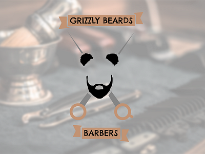 Grizzly Beards Barbers Logo