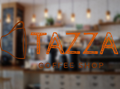 Tazza Coffee Shop Logo