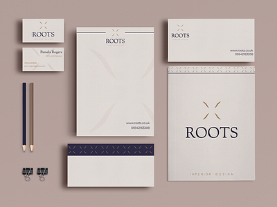 Roots Interior Design Stationery Set