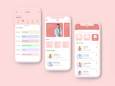 Clean Doctor App app application clean ui design doctor app ui doctor appointment doctor appointment ui doctors hospital app hospital booking app modern ui professional ui ui ux