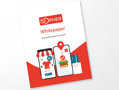 Whitepaper Design app branding design dining document document design ebook illustration indesign print shop shopping solution vector white paper whitepaper