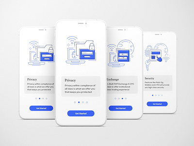 Wallet App adobe xd app business clean ui design exchange finance illustration landing mockup pay security transaction ui ux wallet wallet app