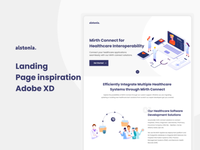 Landing Page UI app clean ui covid19 dailyinspirations dailyui design doctor app dribbble best shot healthcare illustration landing page landing page design light ui medical app medical care medical illustration typography uiuxdesign website website design