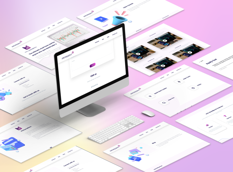 Modern website UI adobe xd app application clean ui design fluid gradient landing page design landingpage modern design trading trading app trading website ui ux webapp design website website concept website design website mockup website template