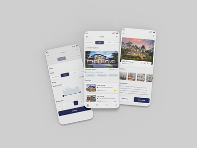 Real Estate Mobile App UI