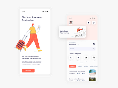 Travel App UI