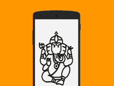 Believe in God androidm ganeshji india material design nexus 5