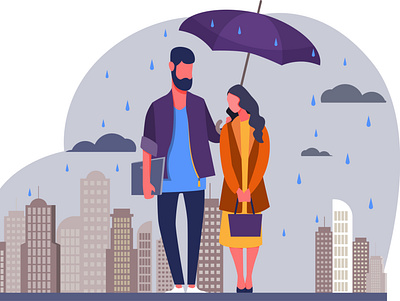 Rain design illustration