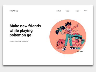 PokemonGO animation design typography ui ux