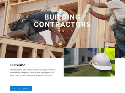 Contractor-elementor word press landing page template