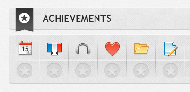 VLE System Student Achievements Panel achievements dashboard education ui vle